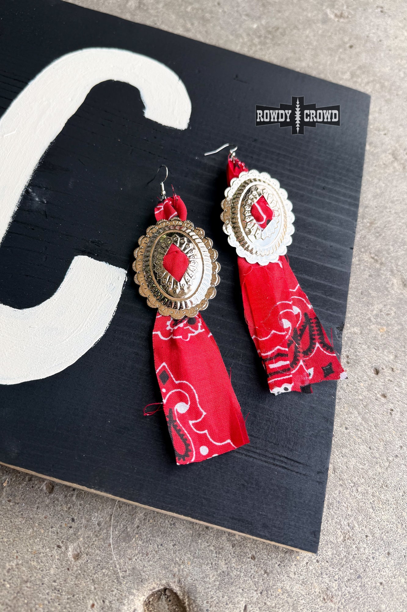 Concho Rodeo Earrings - The Caffeine Cowboy