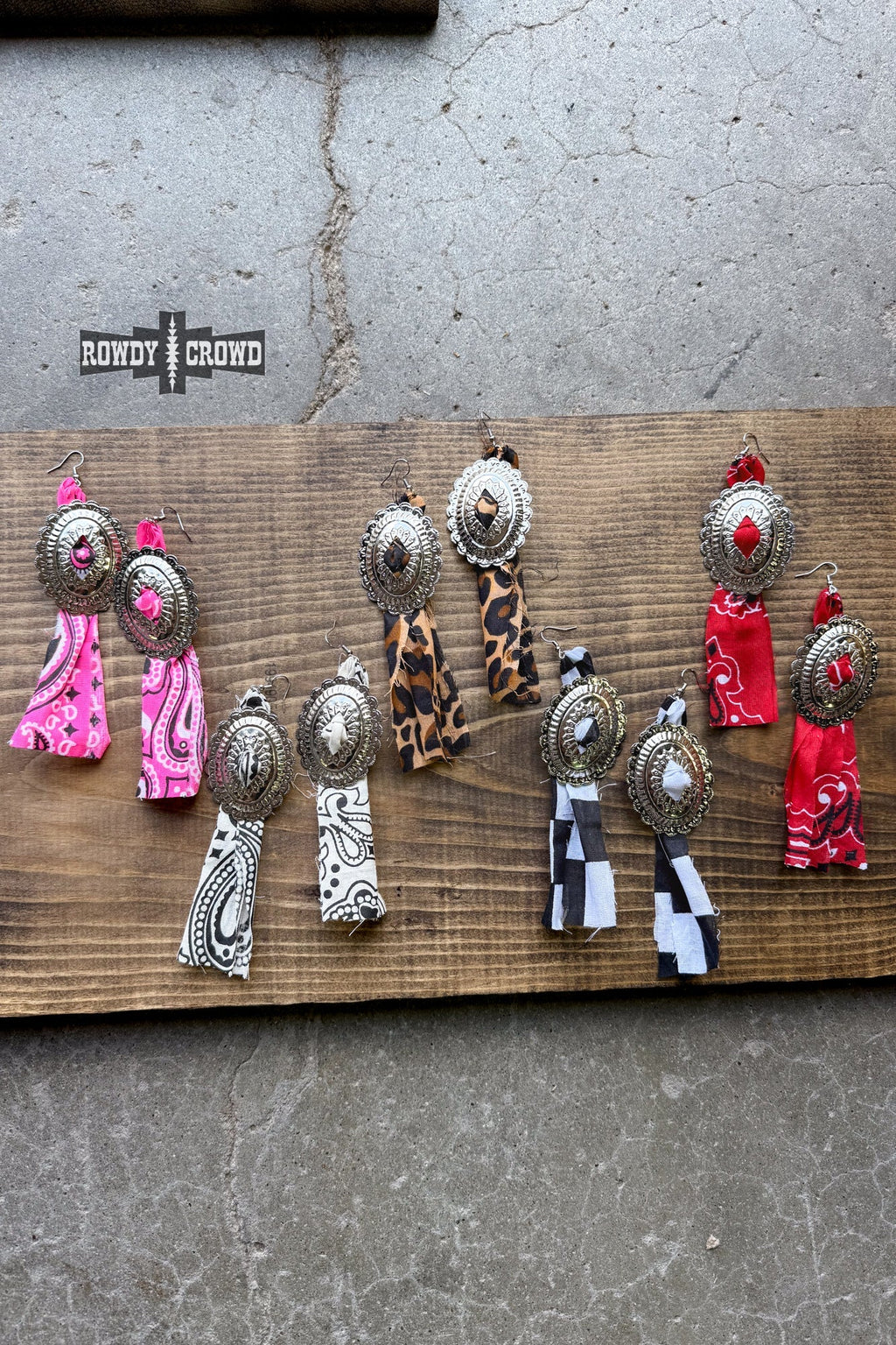 Concho Rodeo Earrings - The Caffeine Cowboy
