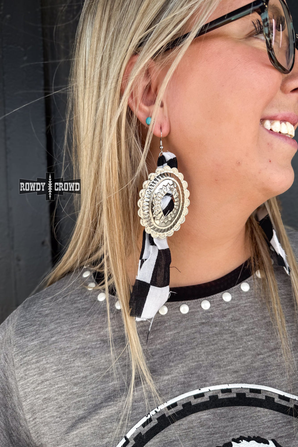 Concho Rodeo Earrings - The Caffeine Cowboy