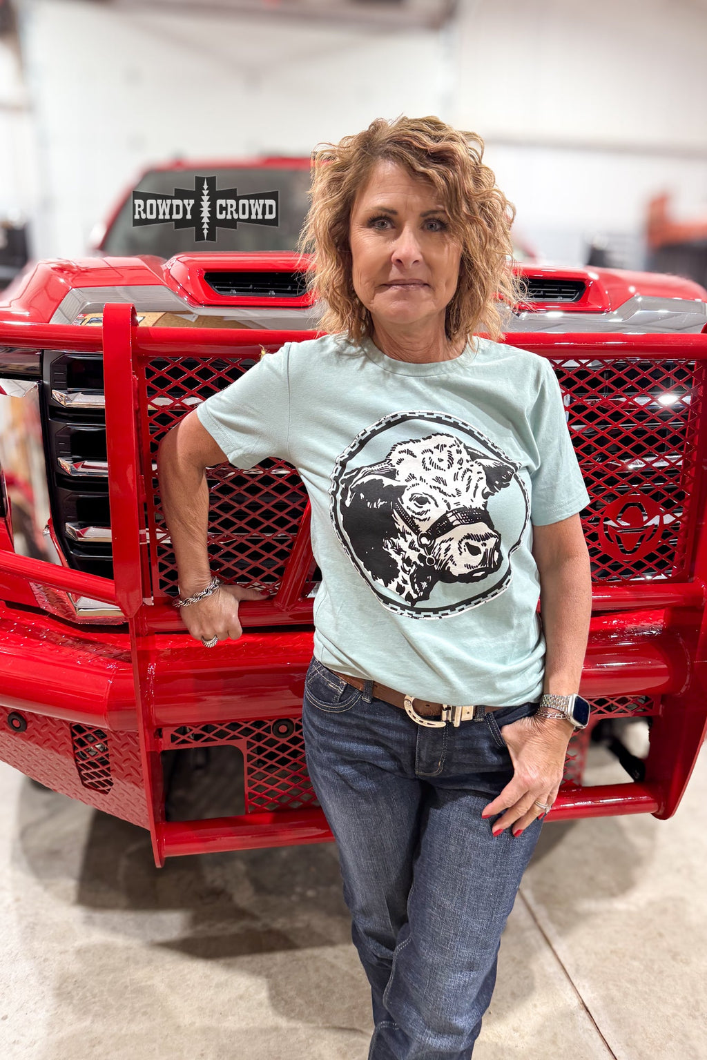 Happy Hereford Tee - The Caffeine Cowboy