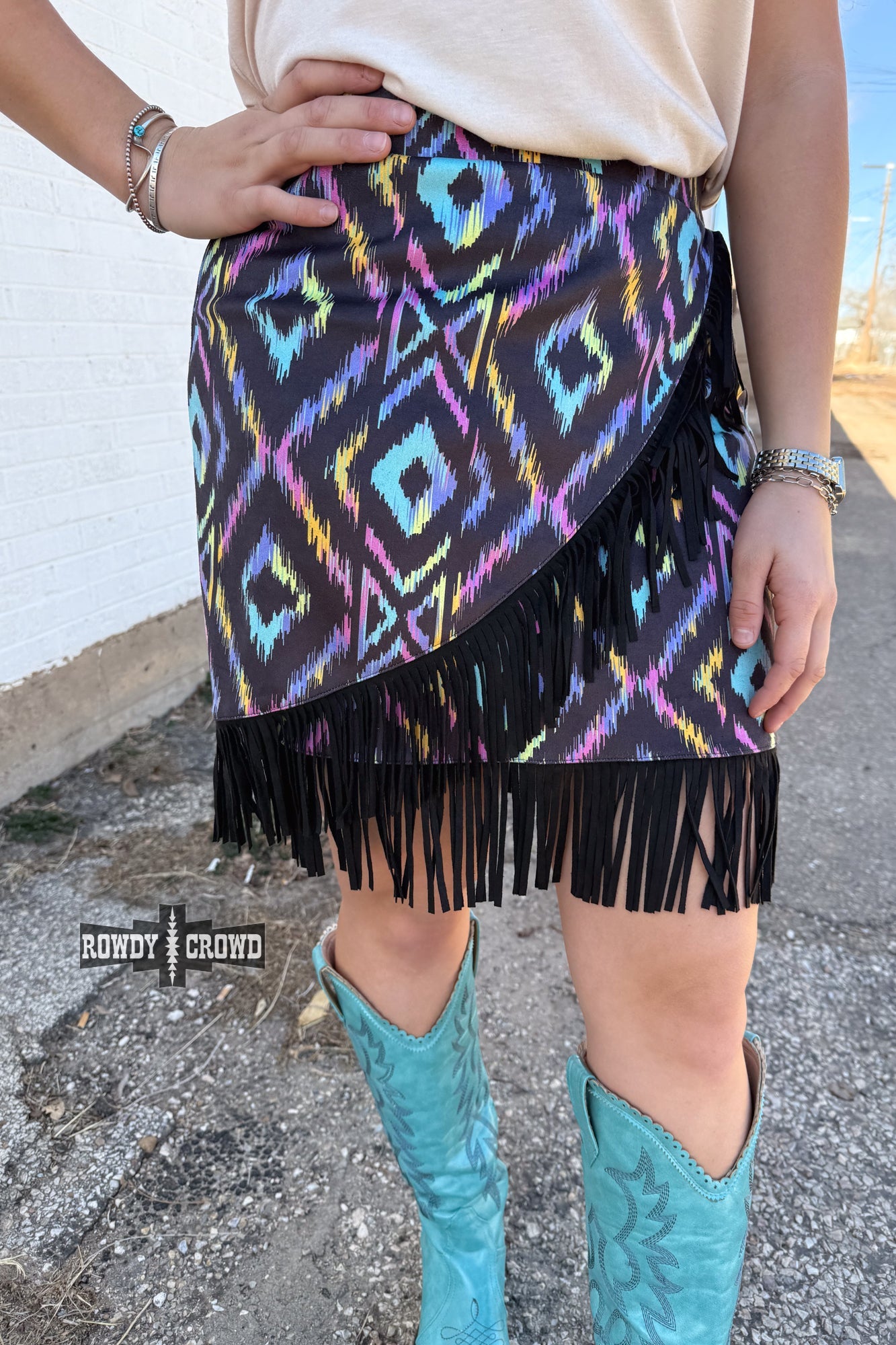 Far Out Fringe Skirt - The Caffeine Cowboy