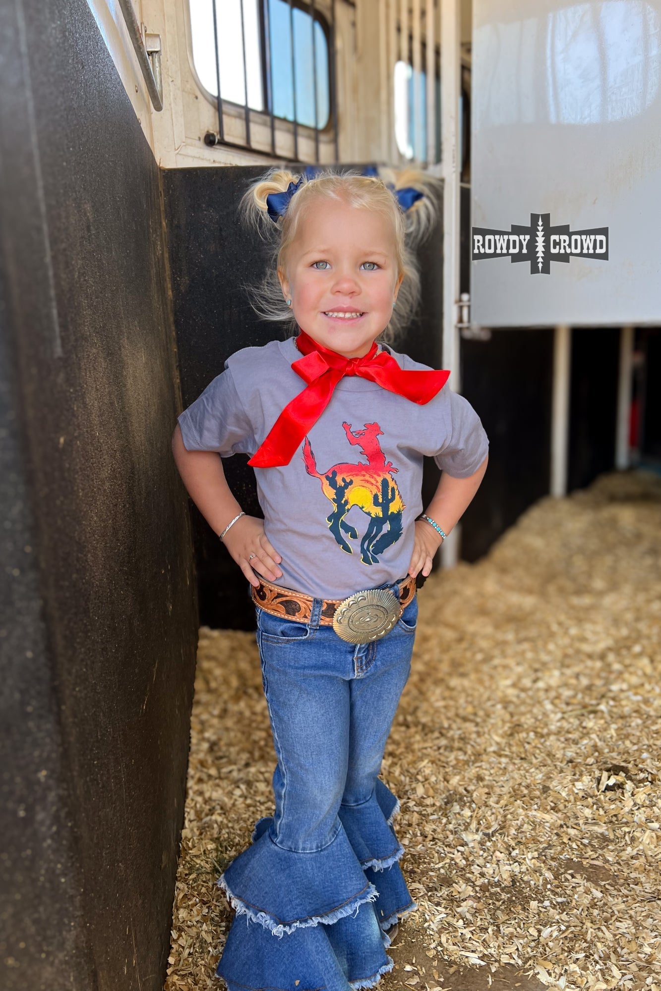 KIDS Bowie Bronc Tee - The Caffeine Cowboy