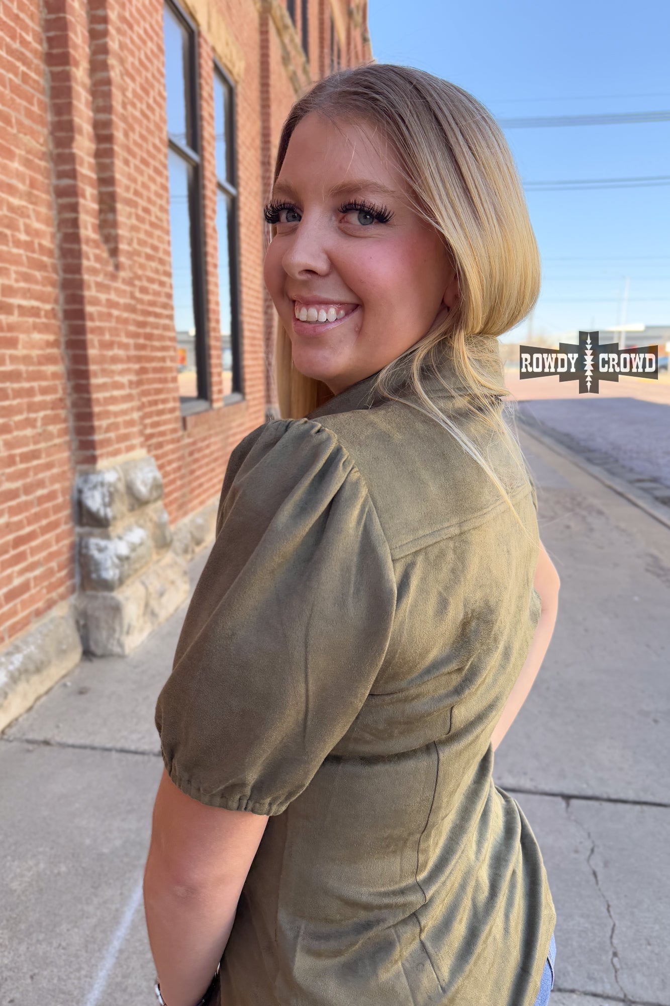 OLIVE - Calaboose Top - The Caffeine Cowboy