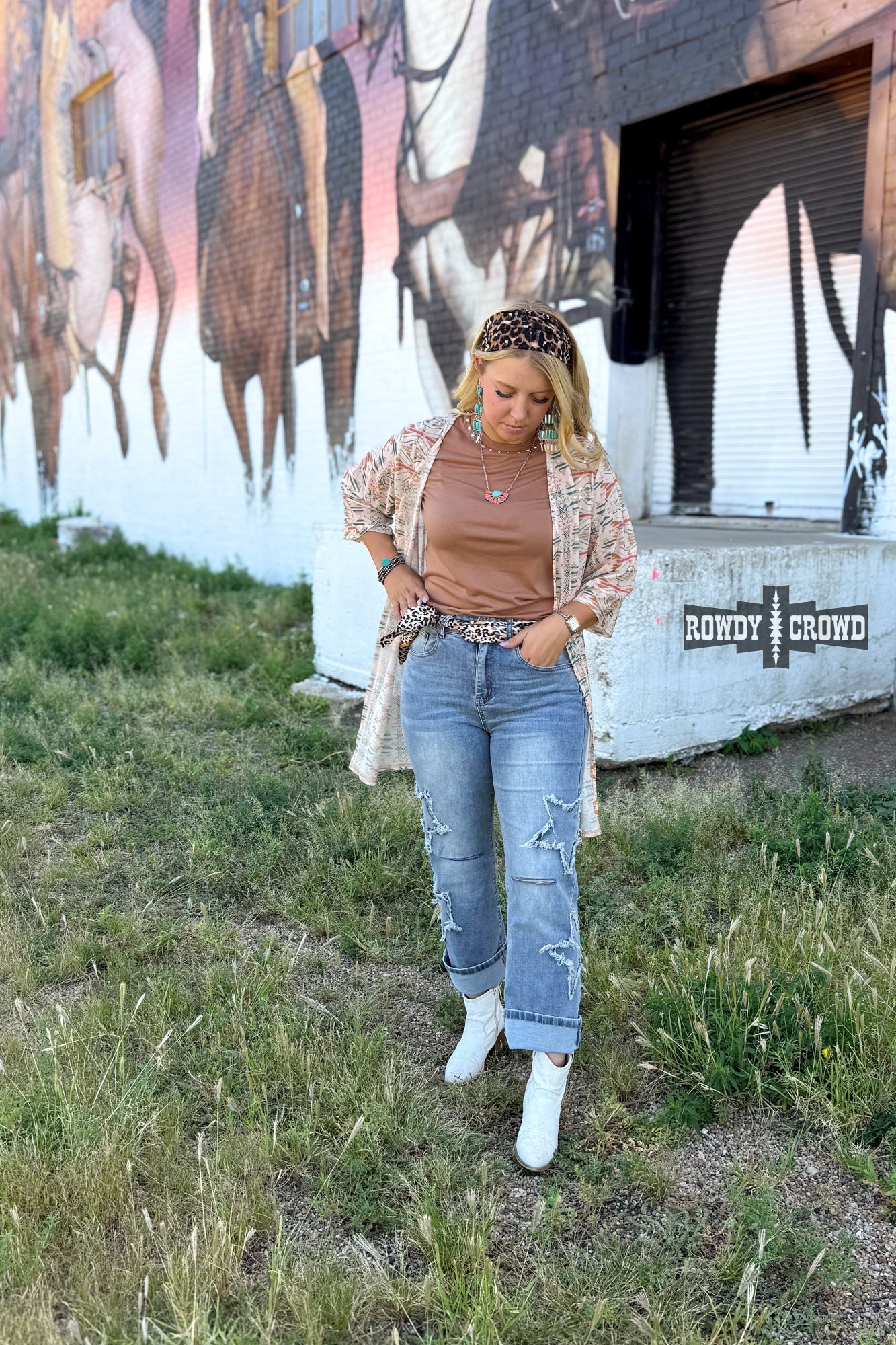 Acoma Aztec Short Duster - The Caffeine Cowboy
