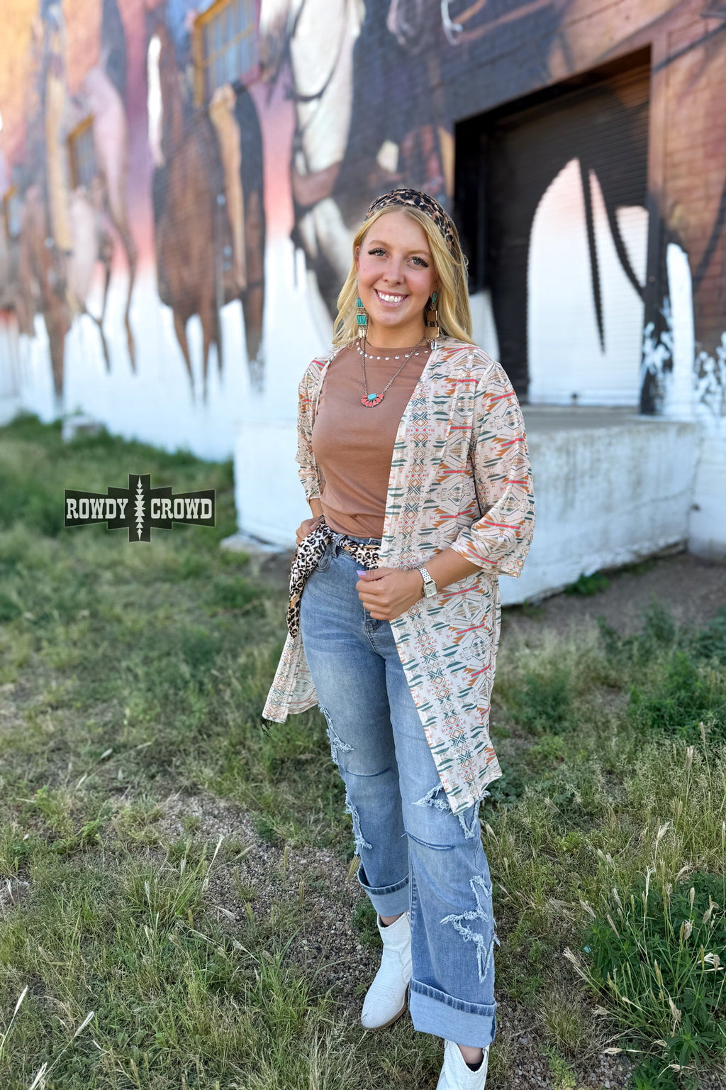 Acoma Aztec Short Duster - The Caffeine Cowboy