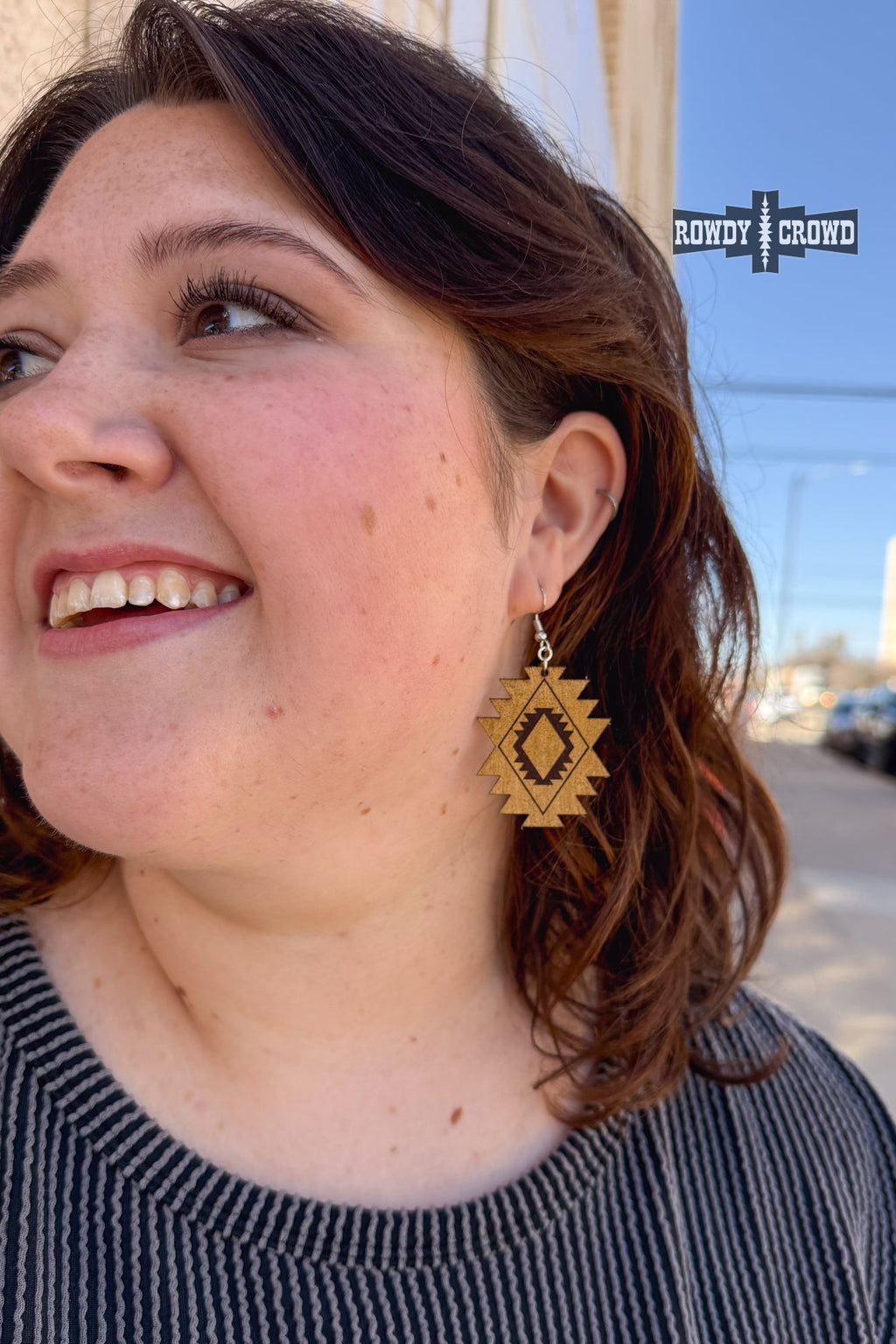 Aztec Cowgirl Earrings - The Caffeine Cowboy