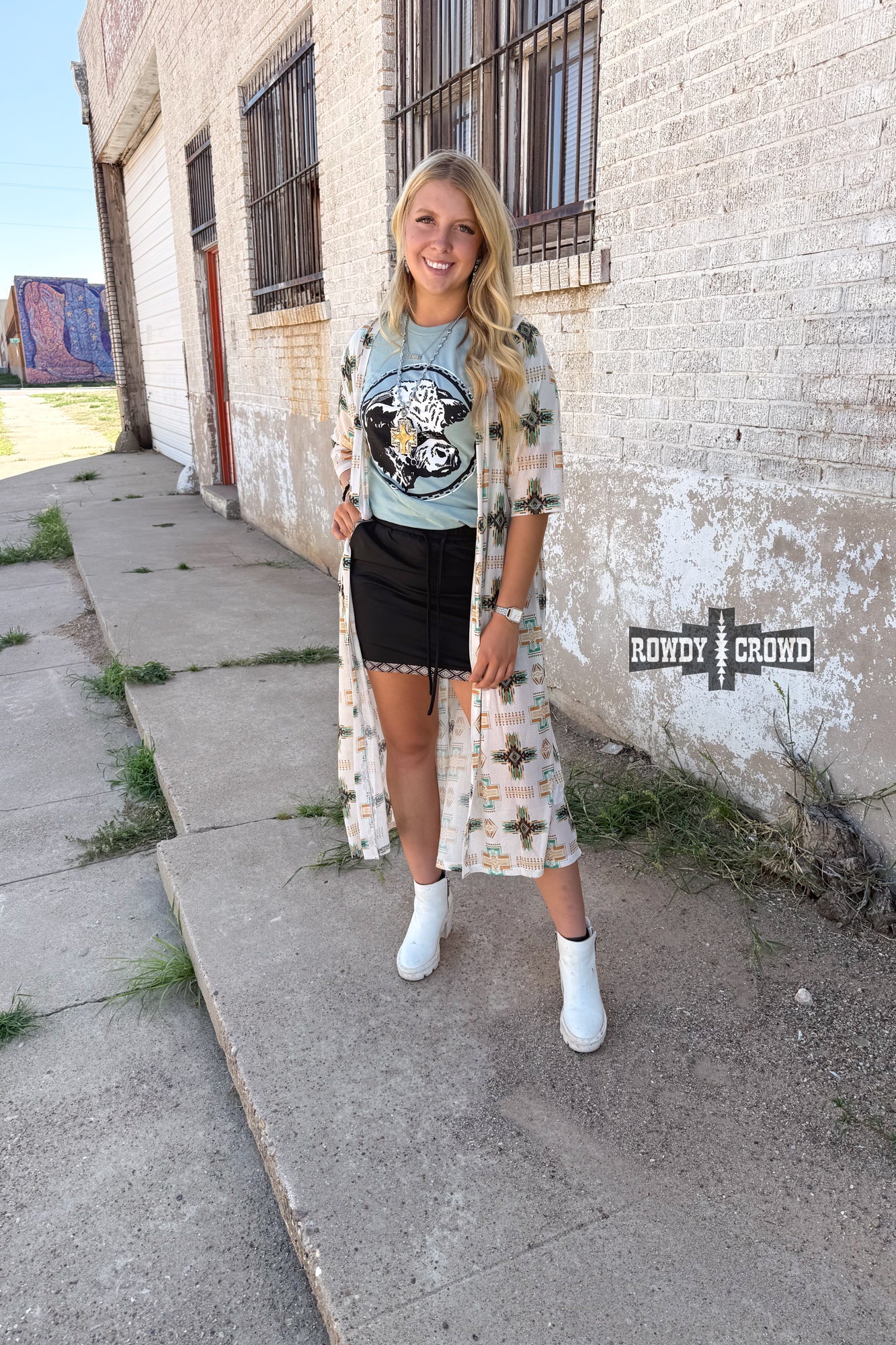 Sedona Aztec Skort - The Caffeine Cowboy
