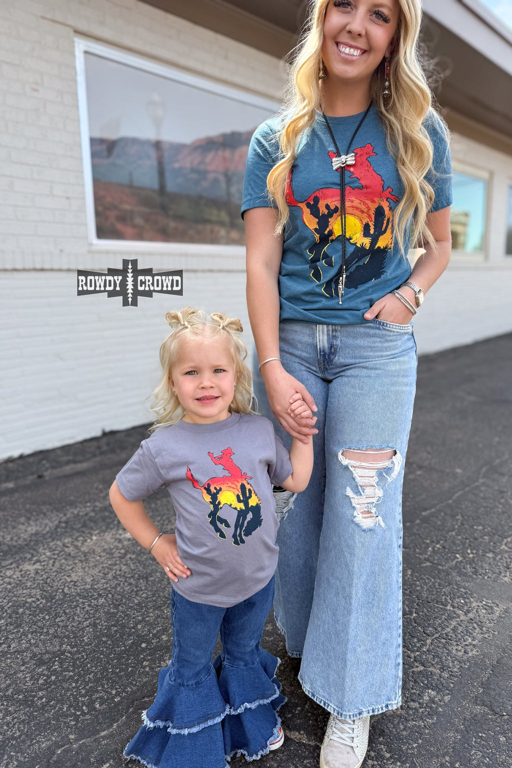 KIDS Bowie Bronc Tee - The Caffeine Cowboy
