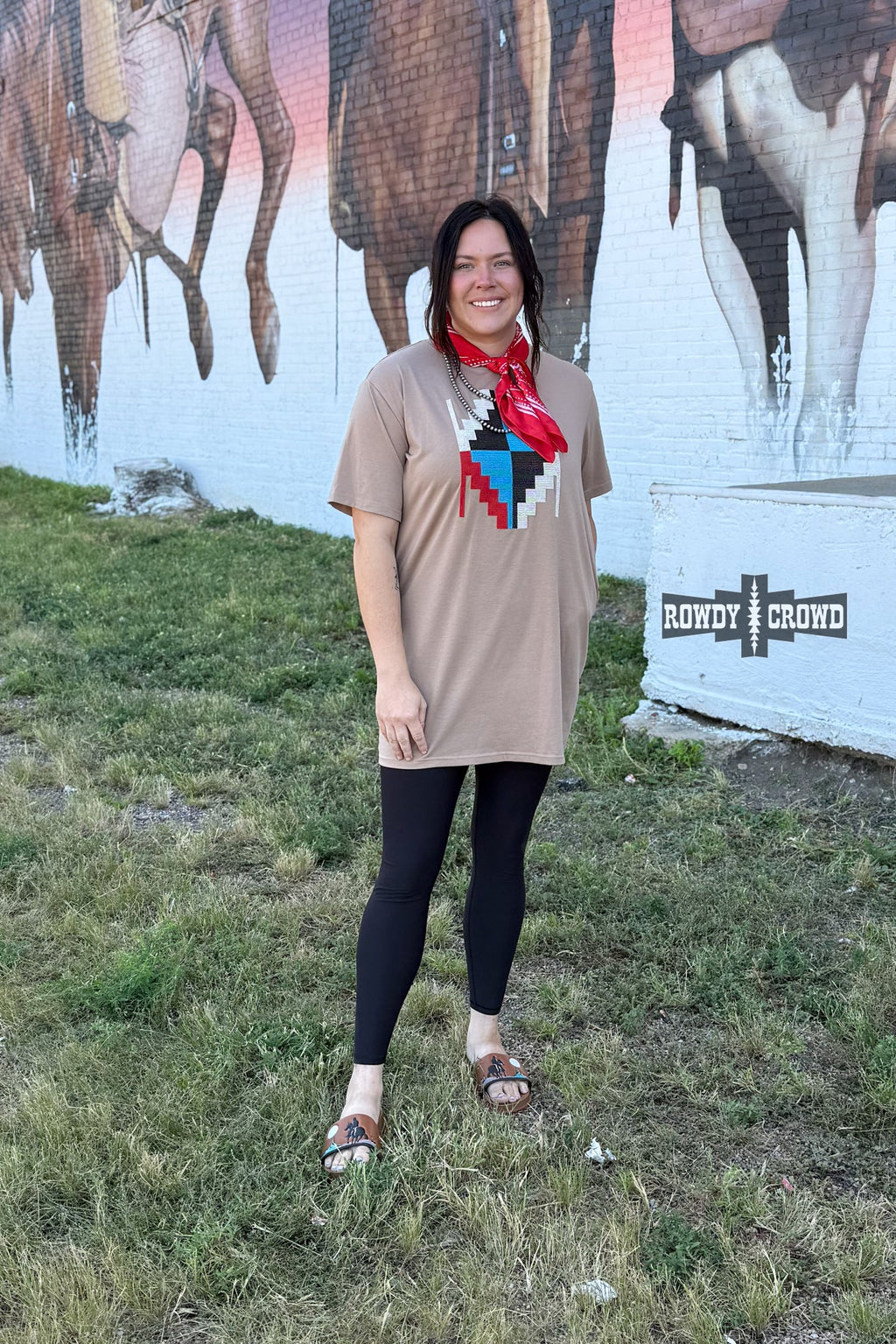 Alamosa Aztec Dress - The Caffeine Cowboy