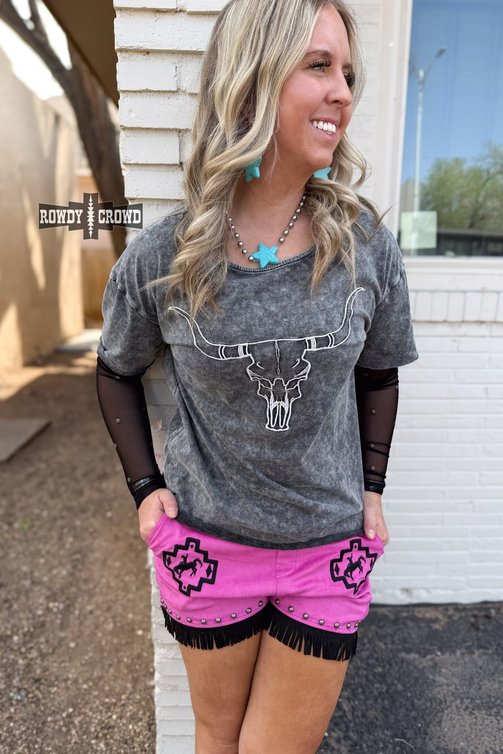 Lone Star Steer Top - The Caffeine Cowboy