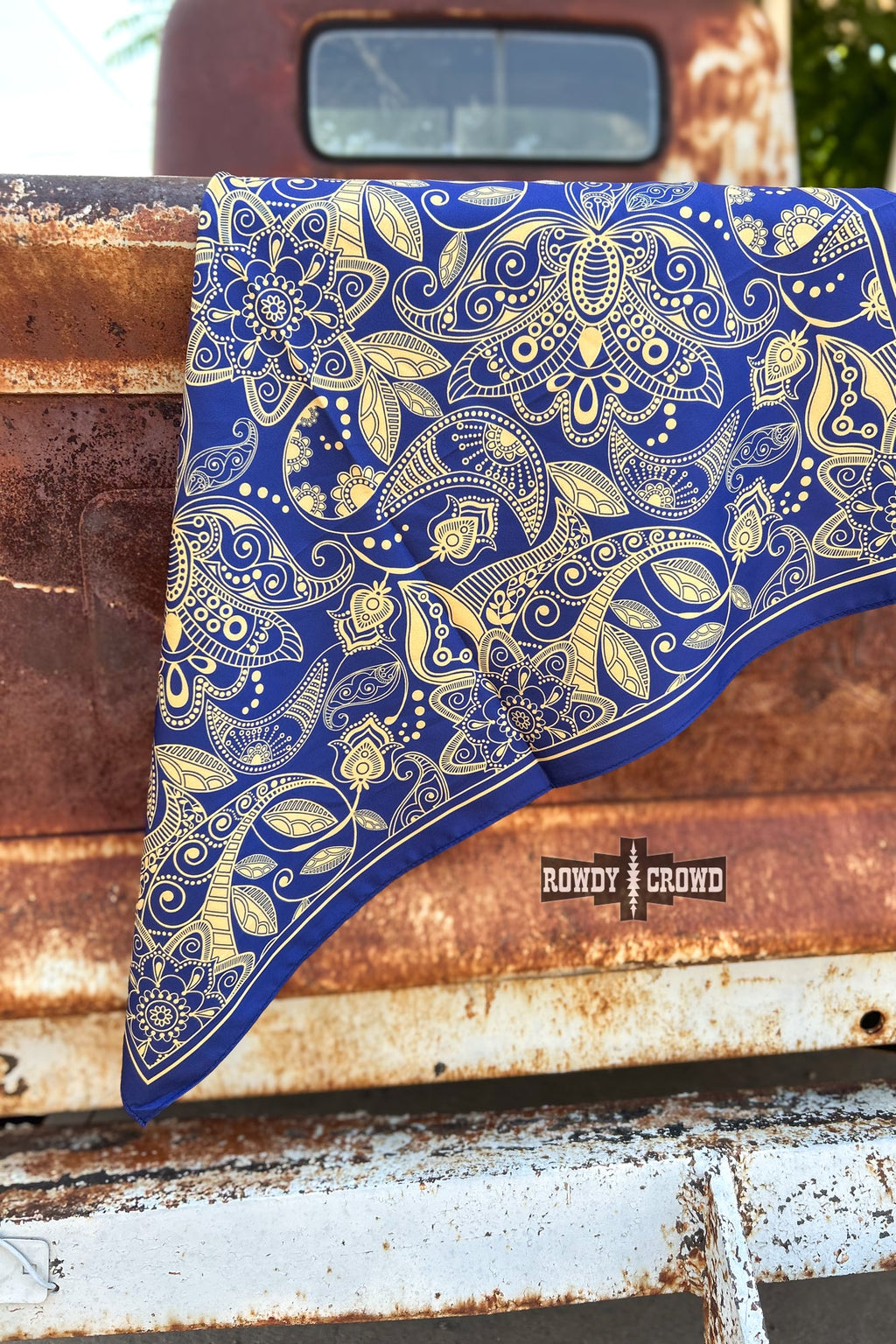 SMALL Punchy Paisley Wild Rag - The Caffeine Cowboy