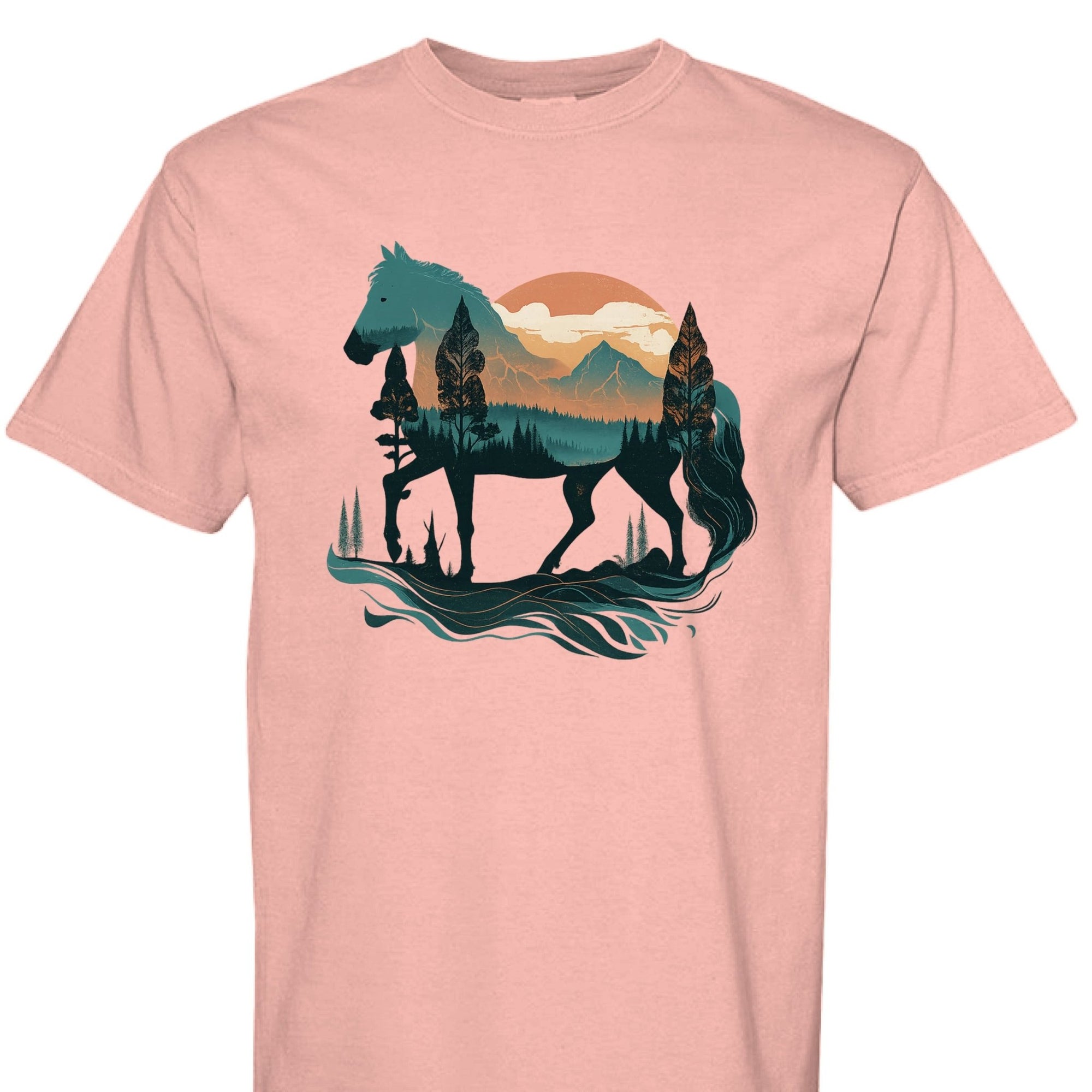 Wild Horse Mountain Tee - The Caffeine Cowboy