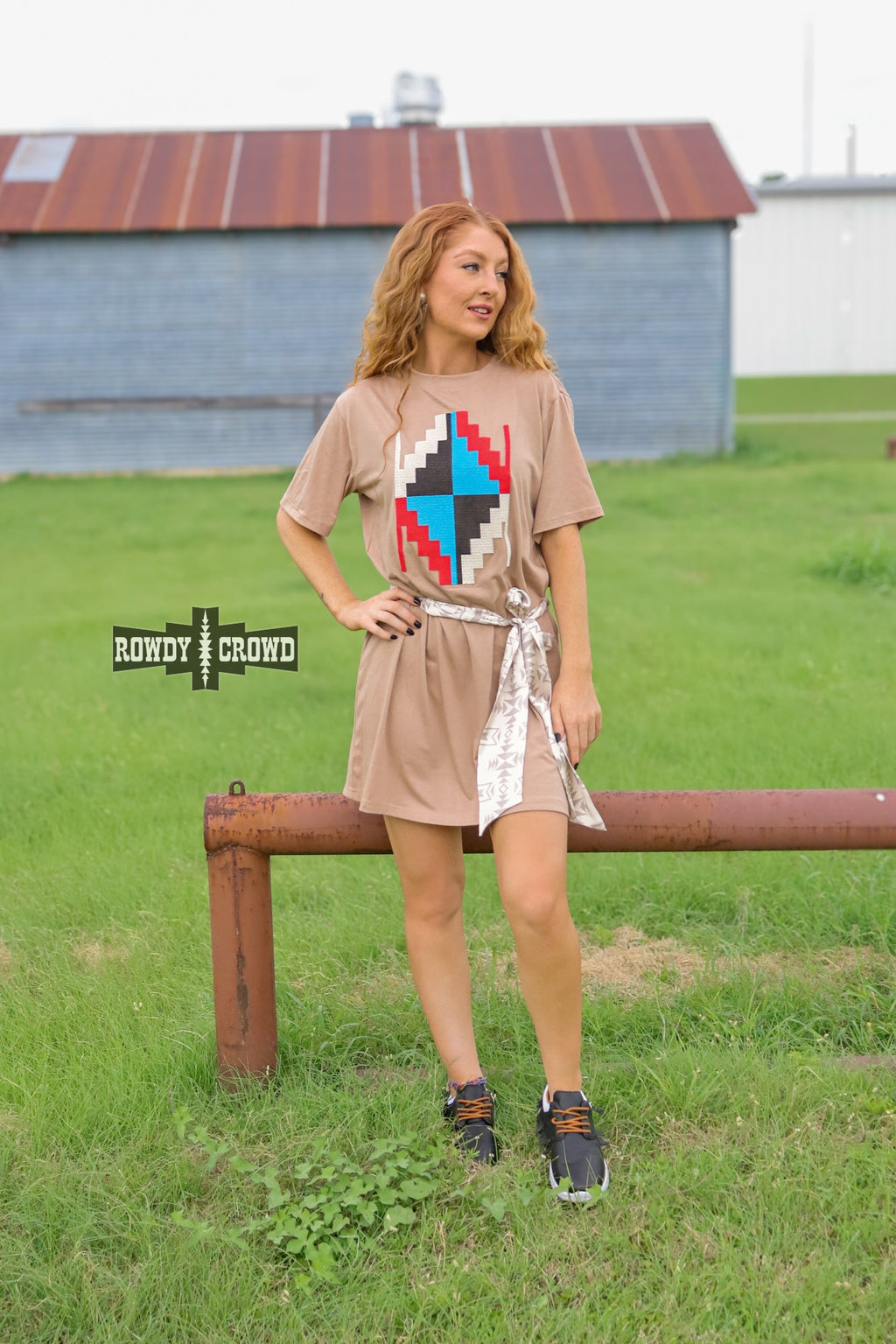 Alamosa Aztec Dress - The Caffeine Cowboy