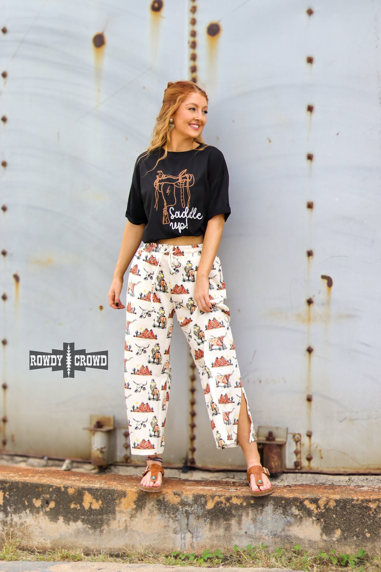 Saddle Up Tee - The Caffeine Cowboy