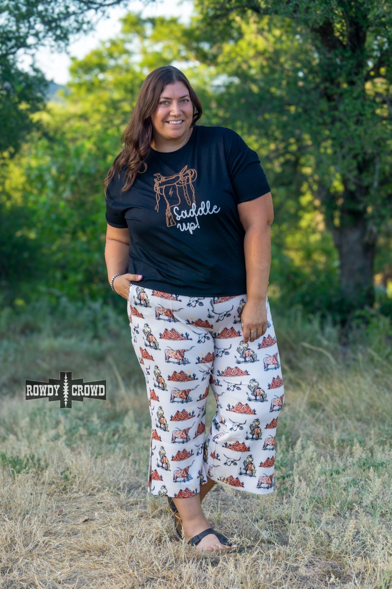 Saddle Up Tee - The Caffeine Cowboy