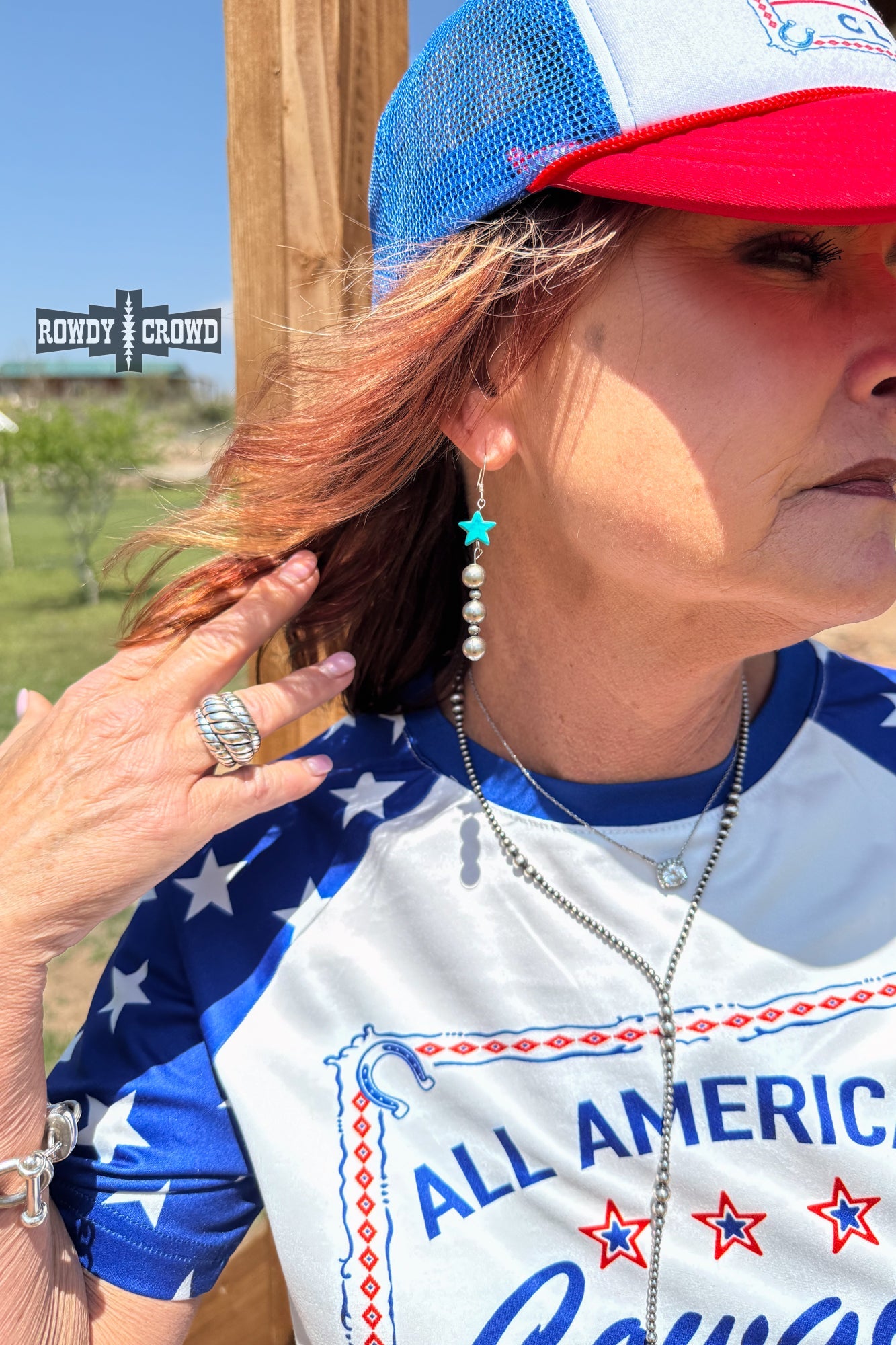 River Walk Earrings - The Caffeine Cowboy