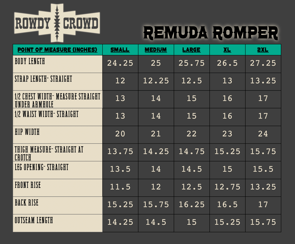 Remuda Romper - The Caffeine Cowboy