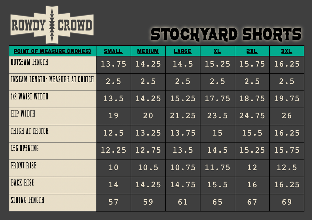 Stockyard Shorts - The Caffeine Cowboy