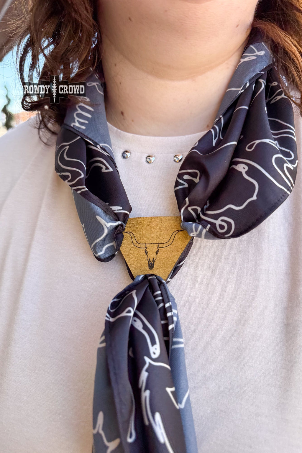 Seminole Skull Scarf Slide - The Caffeine Cowboy