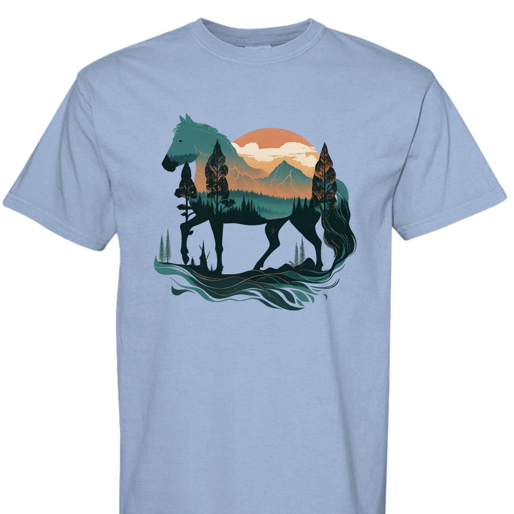 Wild Horse Mountain Tee - The Caffeine Cowboy